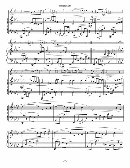 Simplement Flute Et Piano Page 2