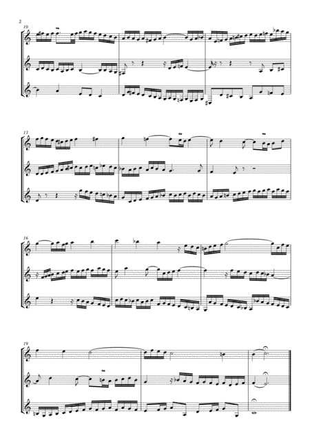 Sinfonia In C For Clarinet Trio Page 2