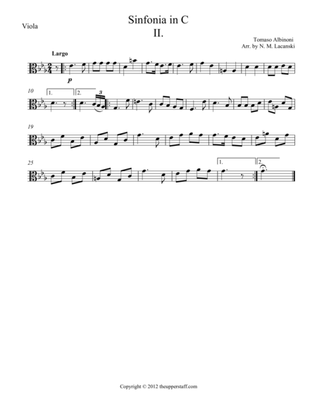 Sinfonia In C Movement Ii Page 2