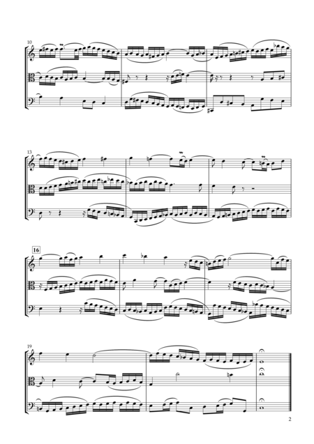 Sinfonia No 1 Bwv 787 For String Trio Page 2