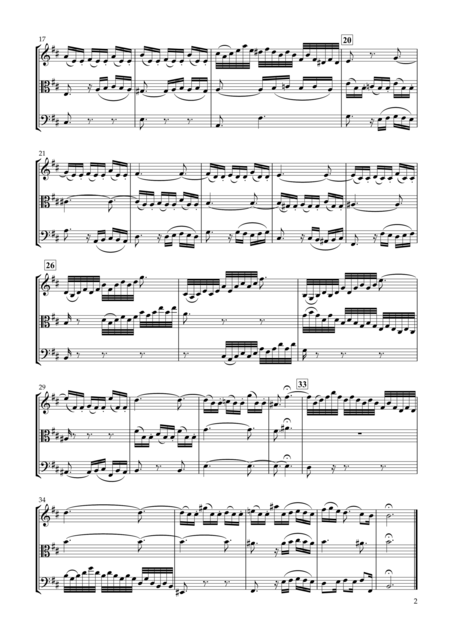 Sinfonia No 15 Bwv 801 For String Trio Page 2