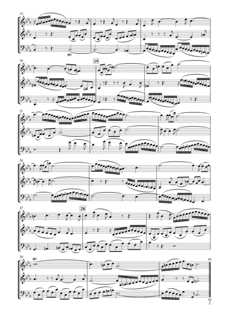 Sinfonia No 2 Bwv 788 For Clarinet Trio Page 2