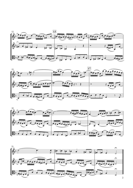 Sinfonia No 4 Bwv 790 For Two Violins Viola Page 2