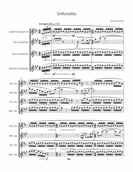 Sinfonietta For Sax Quartet Page 2