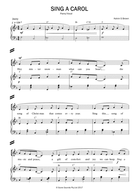 Sing A Carol Page 2