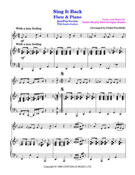 Sing It Back With Improvisation For Flute And Piano Video Page 2