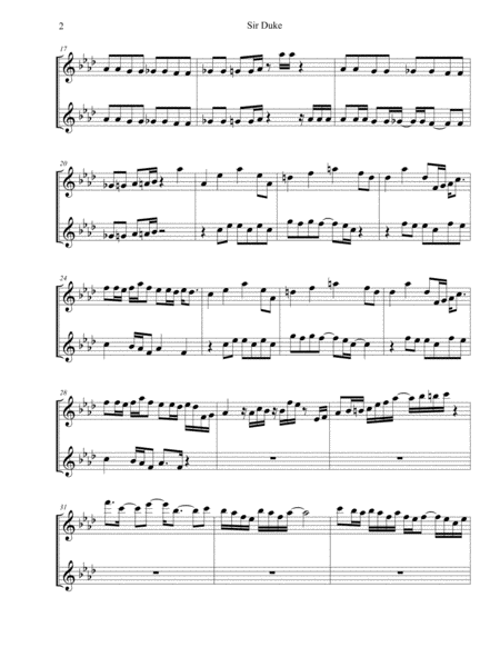 Sir Duke Bari Sax Duet Page 2