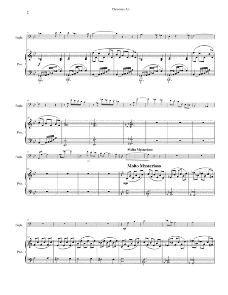 Six Airs For Trombone Euphonium And Piano Vol 5 Page 2