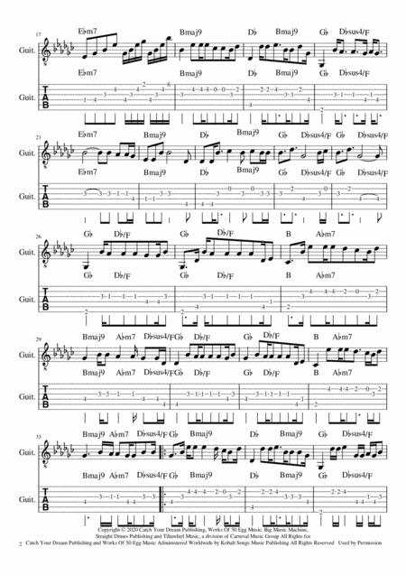 Six Feet Apart By Luke Combs Tabs And Notation For Guitar Page 2