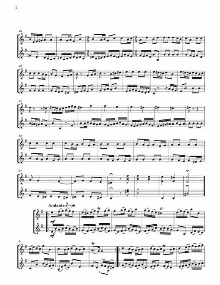 Six Progressive Duets For Two Violins Page 2