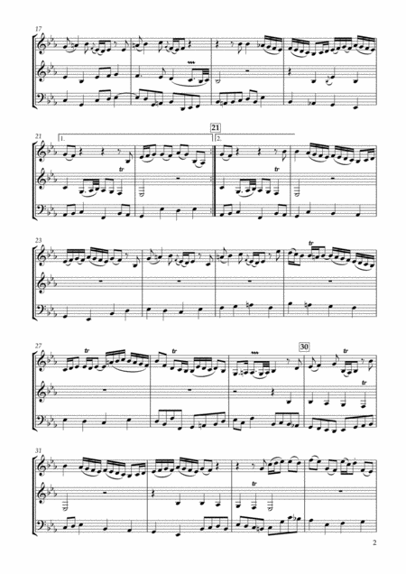 Six Schubler Chorales No 1 Bwv645 Wachet Auf Ruft Uns Die Stimme For Clarinet Trio Page 2