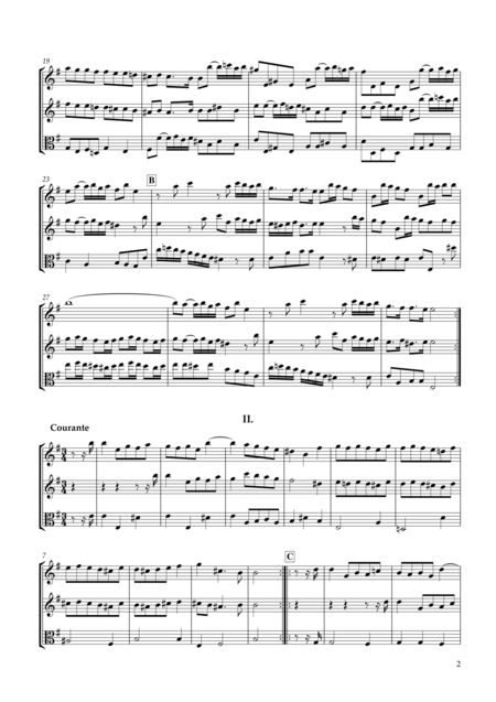 Six Sonatas No 6 For Two Violins Viola Op 7 6 Page 2