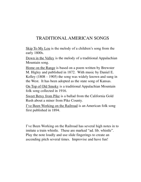 Six Traditional American Songs For Recorder Trio Page 2