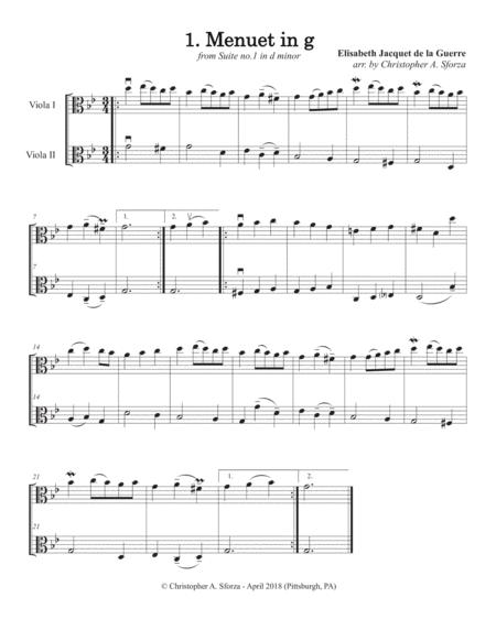 Six Viola Duets After La Guerre Page 2