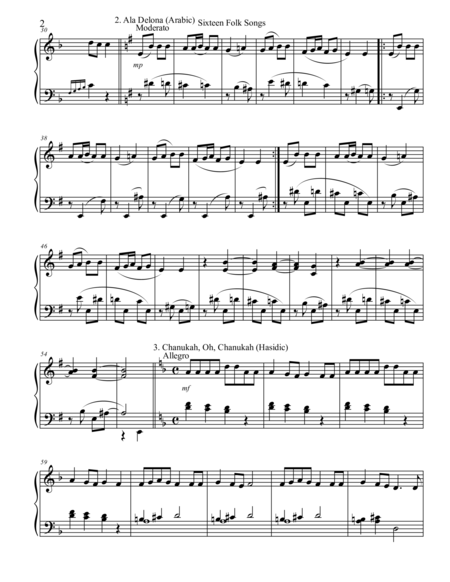 Sixteen Folksongs Op 171 Page 2