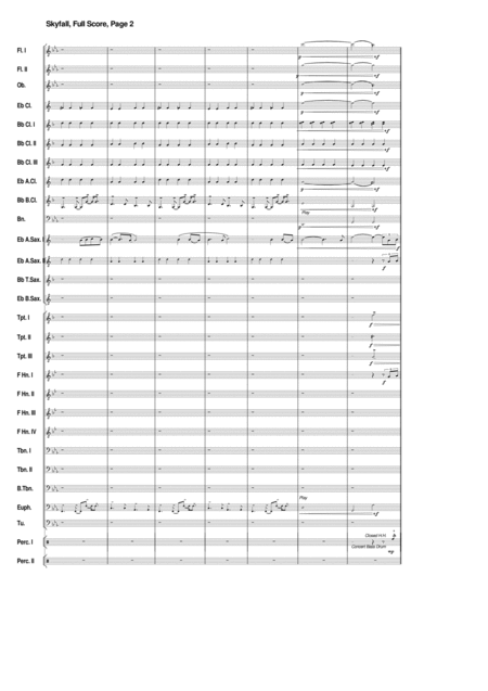 Skyfall For Concert Band Page 2