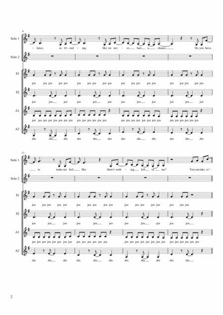 Skyscraper Ssaa A Cappella Page 2