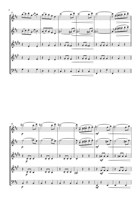 Slavonic Dance No 6 Op 46 For Woodwind Quintet Page 2