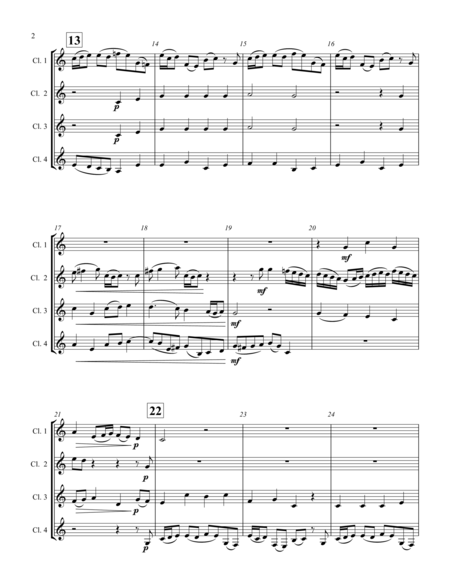 Sleepers Awake Cantata For Clarinet Quartet Page 2