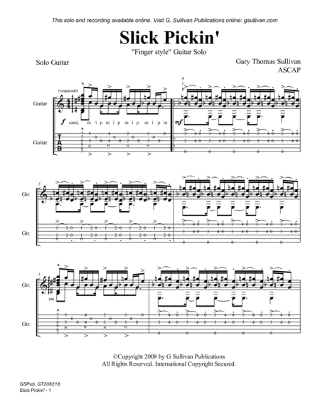 Slick Pickin Solo Guitar Page 2