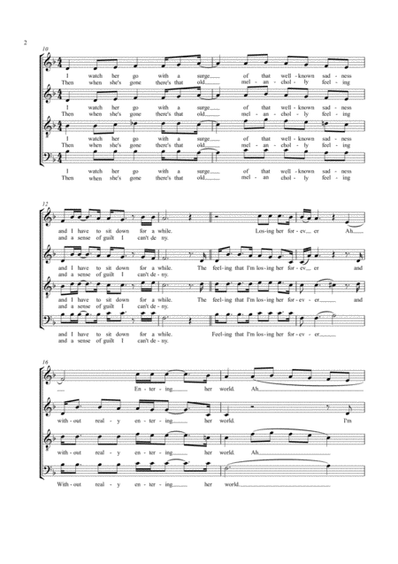 Slipping Through My Fingers Satb A Capella For Mixed Barbershop Quartet Page 2