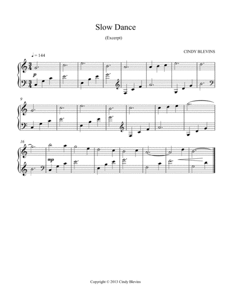 Slow Dance An Original Solo For Double Strung Harp Page 2