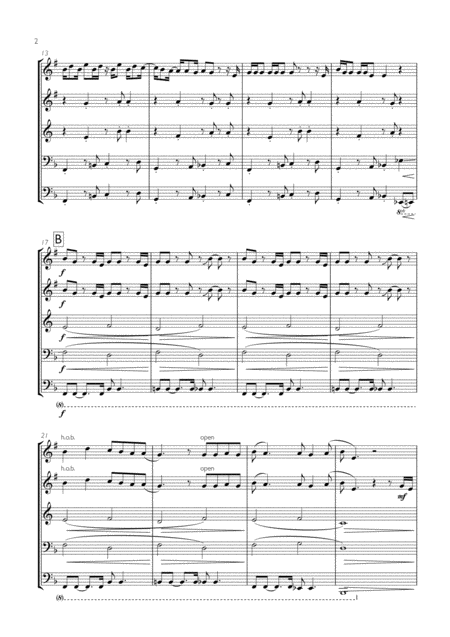 Smash Mouth All Star For Brass Quintet Page 2