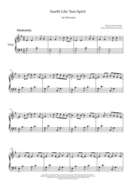 Smells Like Teen Spirit For 22 String Harp Page 2