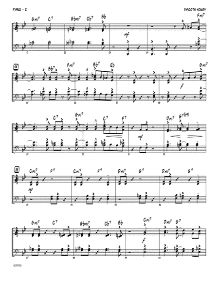 Smooth Honey Based On The Chord Changes To Satin Doll Piano Page 2