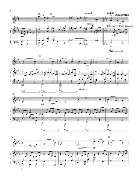 Softly He Sleeps For Violin And Piano Page 2
