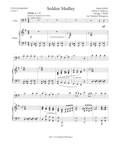 Soldier Medley Cello Page 2