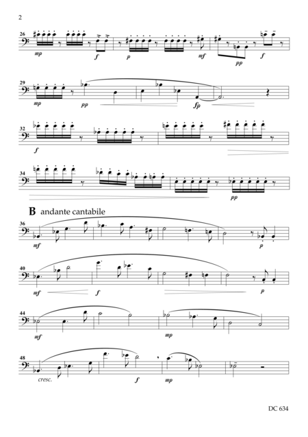 Soliloquy For Solo Trombone Page 2