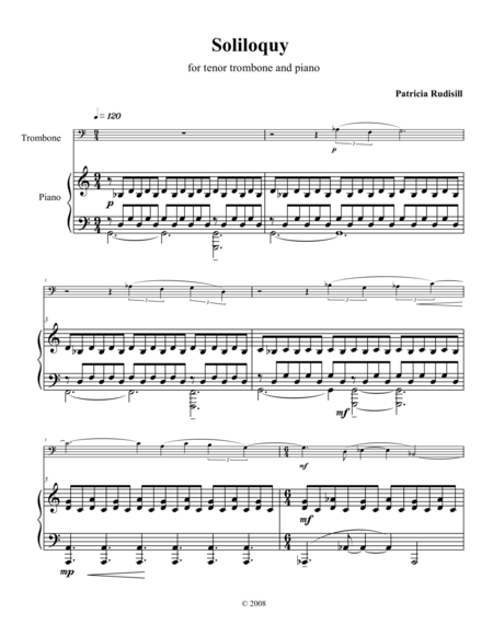 Soliloquy For Tenor Trombone And Piano Page 2