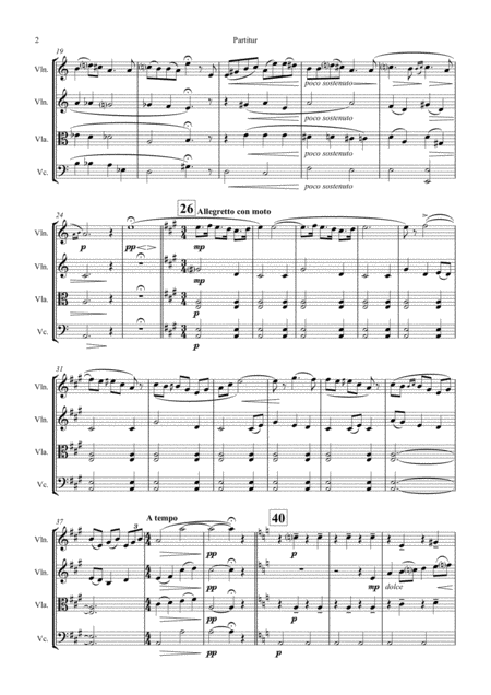 Solveigs Song From Peer Gynt Suite String Quartet Page 2
