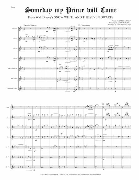 Some Day My Prince Will Come For Flute Choir Page 2