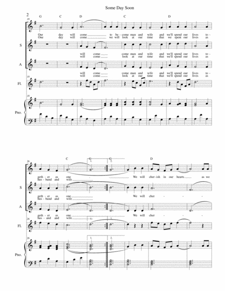 Some Day Soon Wedding Vocal Trio And Piano With Optional Instruments Page 2