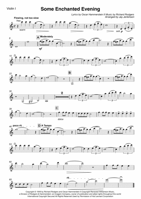 Some Enchanted Evening For String Quartet Page 2