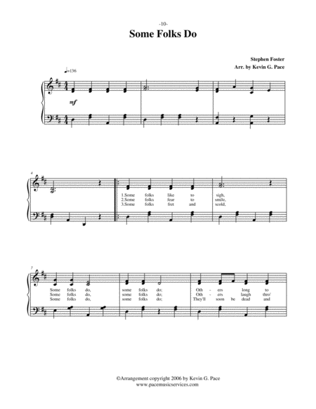 Some Folks Do Vocal Solo With Piano Accompaniment Or Piano Solo Page 2