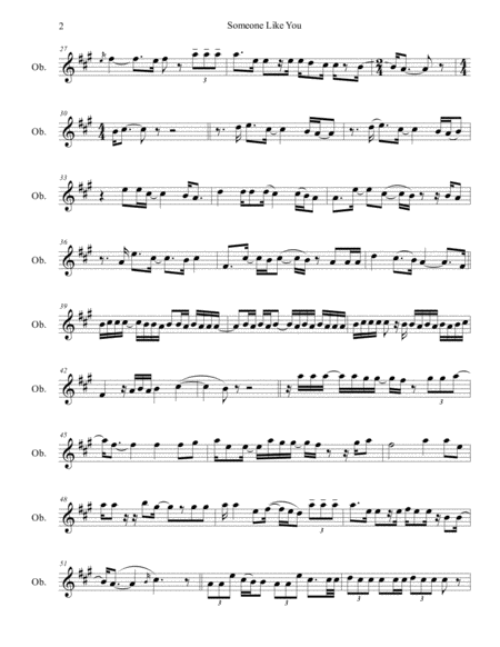 Someone Like You For Oboe Page 2