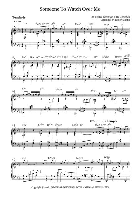 Someone To Watch Over Me Solo Piano Page 2