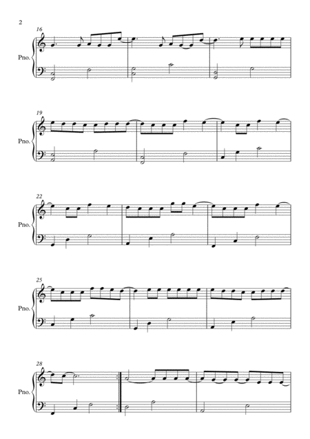 Someone You Loved C Major By Lewis Capaldi Easy Piano Page 2