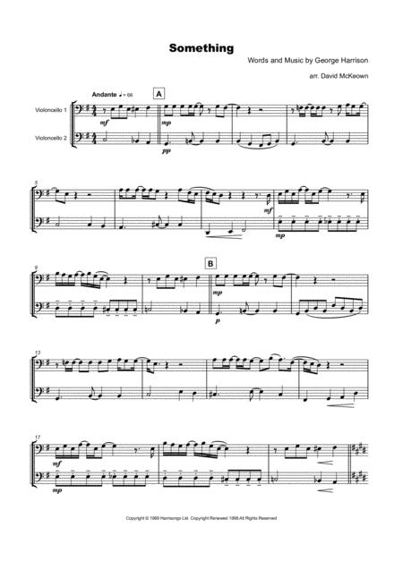 Something By The Beatles For Cello Duet Page 2