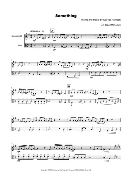 Something By The Beatles For Clarinet And Viola Duet Page 2