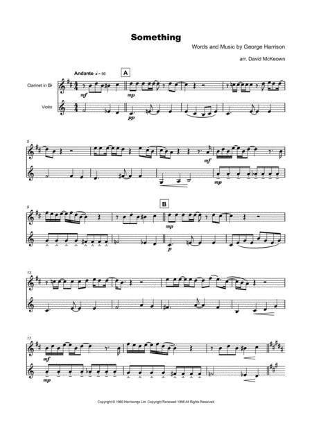 Something By The Beatles For Clarinet And Violin Duet Page 2