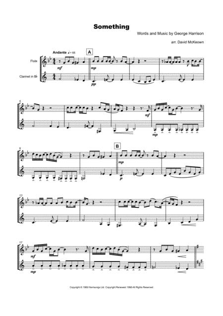 Something By The Beatles For Flute And Clarinet Duet Page 2