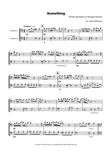 Something By The Beatles For Trombone Duet Page 2