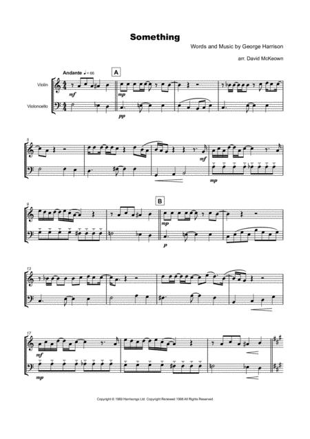 Something By The Beatles For Violin And Cello Duet Page 2