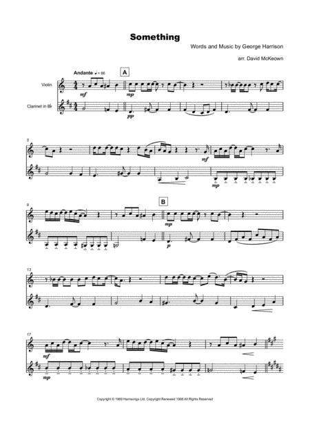 Something By The Beatles For Violin And Clarinet Duet Page 2