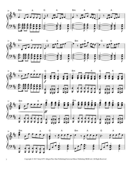 Something Just Like This By The Chainsmokers And Coldplay For Piano Version Page 2