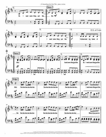 Something Just Like This Piano Version Page 2